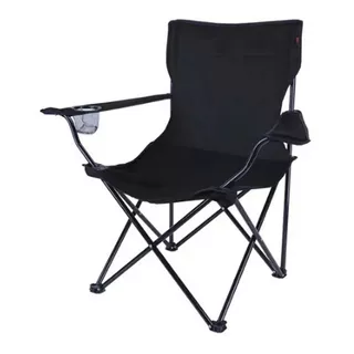 Cadeira Dobrável Resistente Com Bolsa Porta Copos Camping