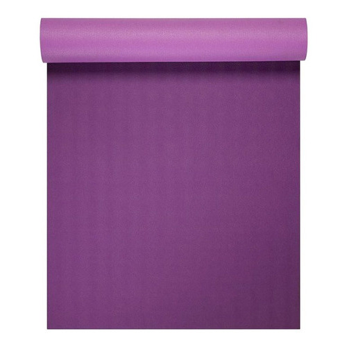 Tapete Yoga Gaiam Mat Pvc Ultra-sticky Textura No-slip 6mm Color Violeta