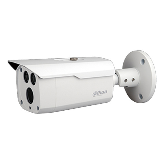 Dahua Cámara Bullet Hdcvi HFW1200D-036 Resolución 2MP  Lente 3.6 mm 87.5 Grados de Apertura IR Inteligente 80 Mts Metálica Múltiples Formatos de Video Protección IP67 Blanca