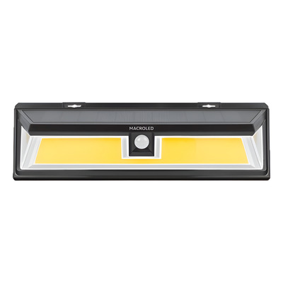 Reflector Lampara Solar Led  Luz Exterior 120 Leds Mc  Negro Cálido Cálido