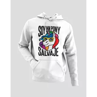 Sudadera Unisex | Pony Salvaje | Estampado Dtg