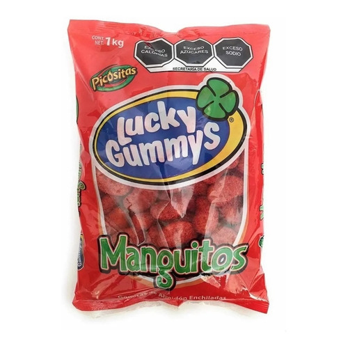 Gomita Lucky Gummys Mango Enchilado Con Chile 1kg