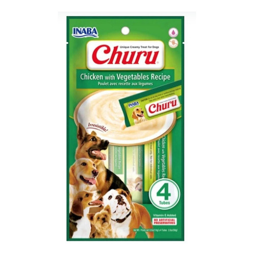 Churu Para Perro Pollo Con Vegetales - 24 Und