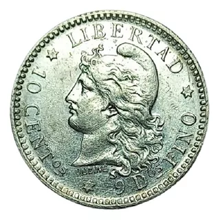 Argentina - 10 Centavos 1883 - Cj 23 (ref 274)