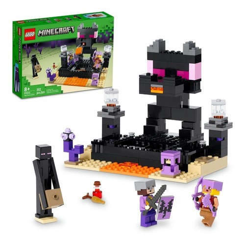 Kit Lego Minecraft 21242 El Combate En El End (252 Pz