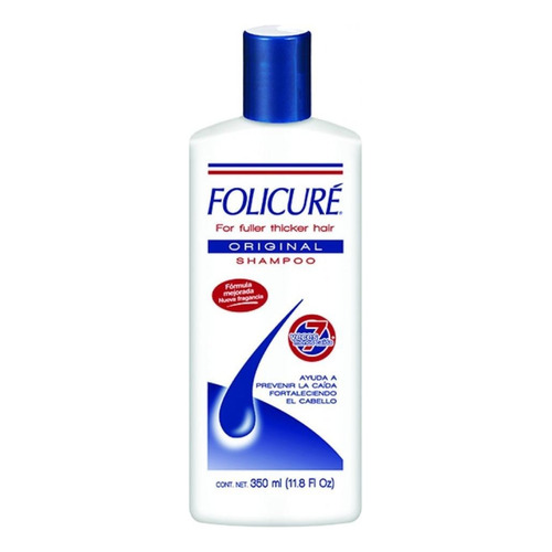 Shampoo Folicure Original en botella de 350mL por 1 unidad