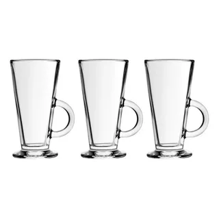 Set X 3 Jarritos De Cafe Mug Latte Cafe Capuccino 280 Ml