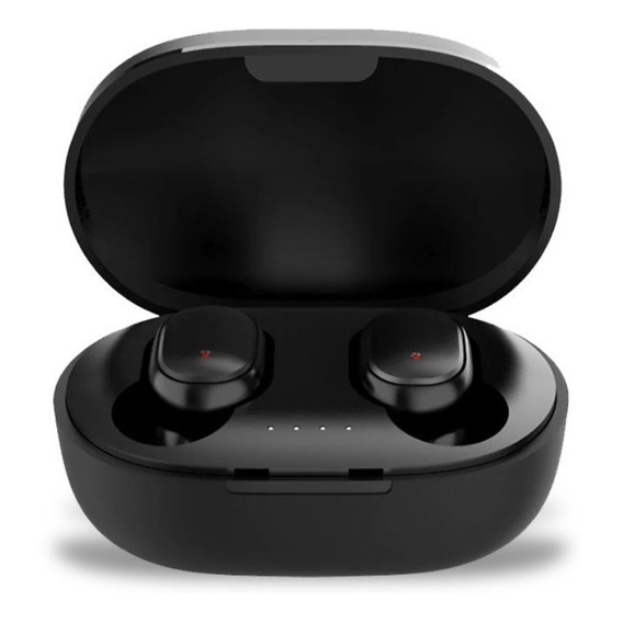 Auriculares in-ear inalámbricos Alpina Bluetooth A6S negro con luz LED