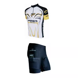 Conjunto Speed Biking Penks Camisa+bermuda Com Bolso