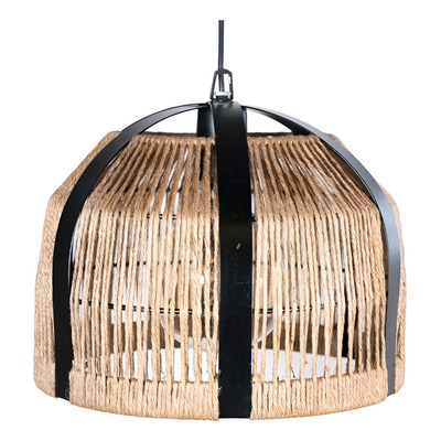 Colgante Giselita Rustico 30cm E27 Yute Hierro