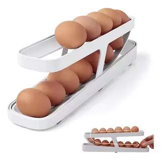 Huevera Dispenser Porta Huevos Organizador Deslizante