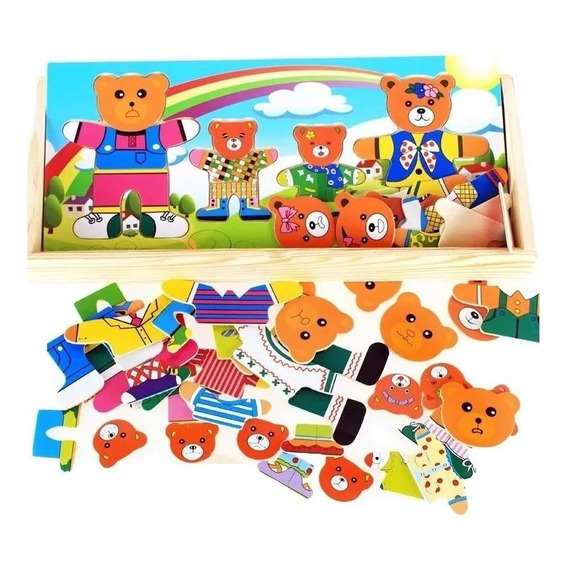 Puzzle Familia De Osos