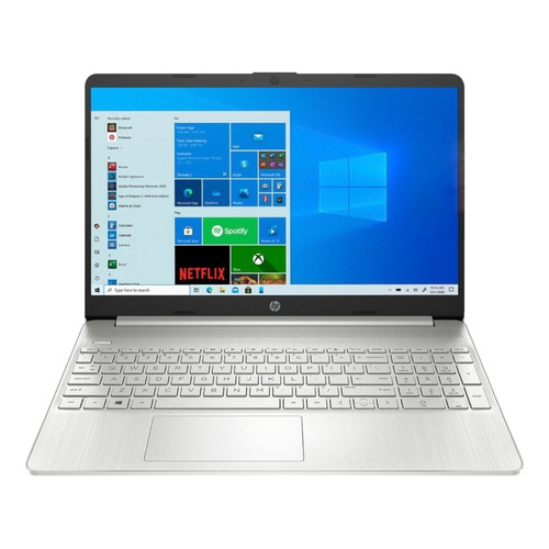 Laptop  HP 15-ef1300wm plata 15.6", AMD Ryzen 3 3250U  4GB de RAM 128GB SSD, AMD Radeon RX Vega 3 1920x1080px Windows 10 Home
