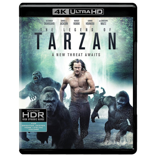 4k Ultra Hd + Blu-ray The Legend Of Tarzan / La Leyenda De Tarzan