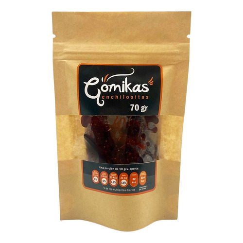 Gomitas Enchiladas Con Pulpa De Tamarindo Gomikas 70gr