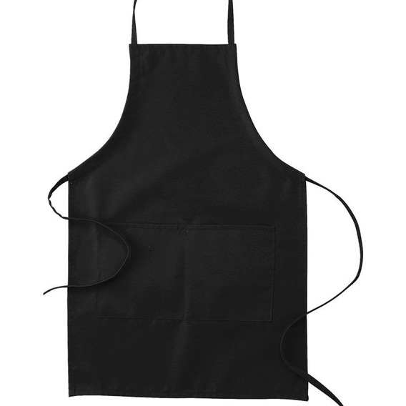 Pechera Negra Impermeable Para Peluquería Barbería O Cocina