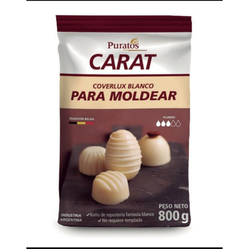 Chocolate Puratos Carat X 800 Grs Blanco