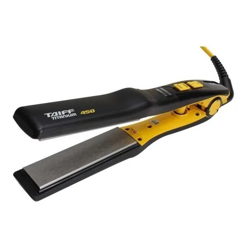 Plancha de cabello Taiff Diamante Titanium 450 amarillo 110V 220V
