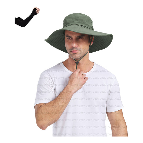 Sombrero De Sol Para Hombre Exterior , Upf 50+ De Cúpulade