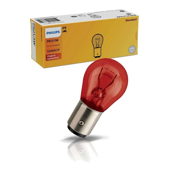 Lampara Philips 12v 5w Pr21 Roja