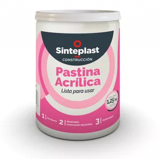 Pastina Acrilica Lista Para Usar Colores Sinteplast 1,25 Kg Color Beige