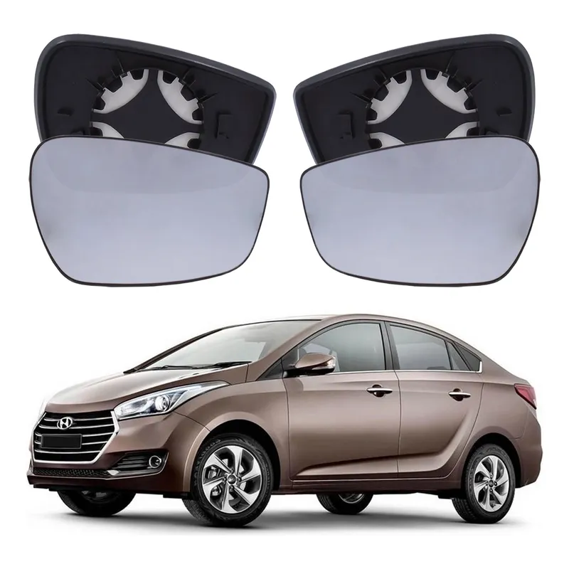 Par Lentes Retrovisor Hb20s 1.0 1.6 2016 A 2019