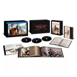 Blu-ray Ben-hur Dub/leg Ed De Aniversário Gift Set Coleciona
