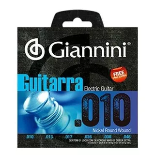 Guitarra String String Giannini 0.10 Steel | Geegest10