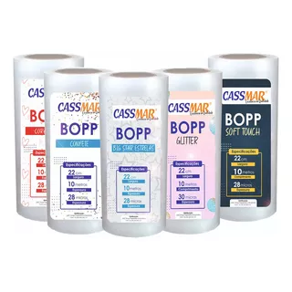 Kit Bopp Para Laminação 22cmx10m Com 05 Modelos Especiais