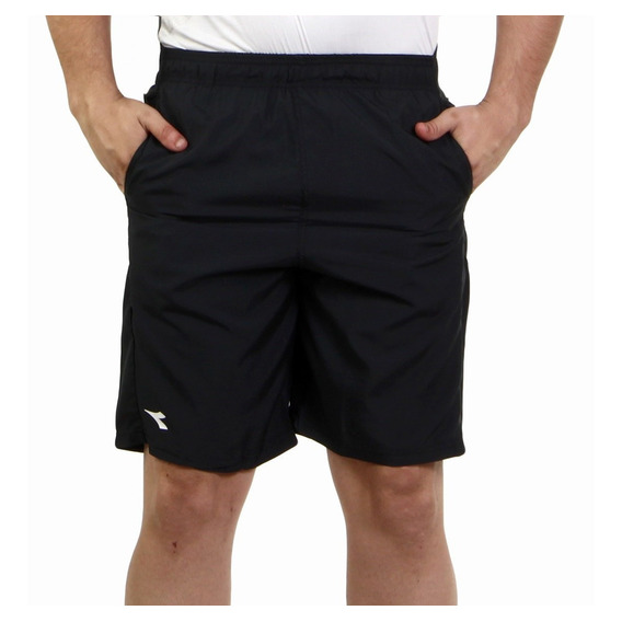 Diadora Hombre Tennis Shorts - Black