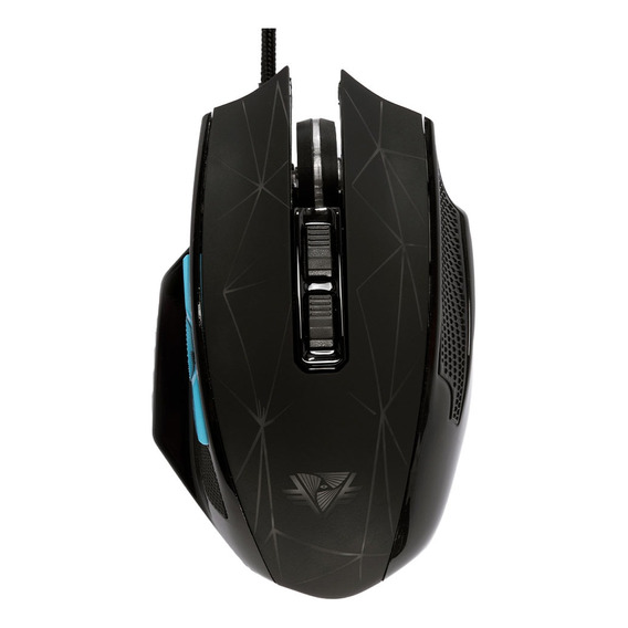 Mouse Gamer Con Pesas Removibles Y Luz Led By Voric Color Negro