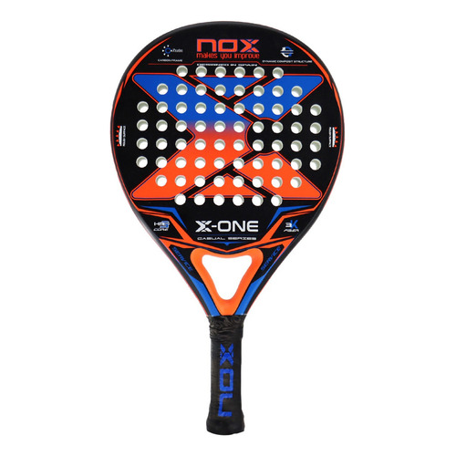 Nox X Evo 2022 Colours Padel Pala Color Negro/naranja/azul