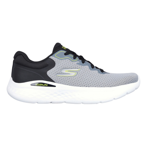 Tenis Skechers 220898xgybk Go Run Lite Hombre Color Gris Diseño De La Tela Liso Talla 25.5 Mx