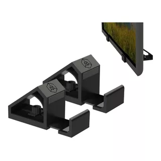 Suporte De Mesa Para Monitor Tv Ajustável Antideslizante