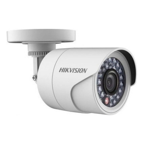 Camara De Seguridad Hd Bala Hikvision 1mp 720p Exterior 20m Color Blanco