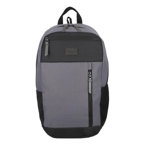 Mochila Saxoline Juvenil Urbana 26 Litros Color Gris Diseño De La Tela Liso