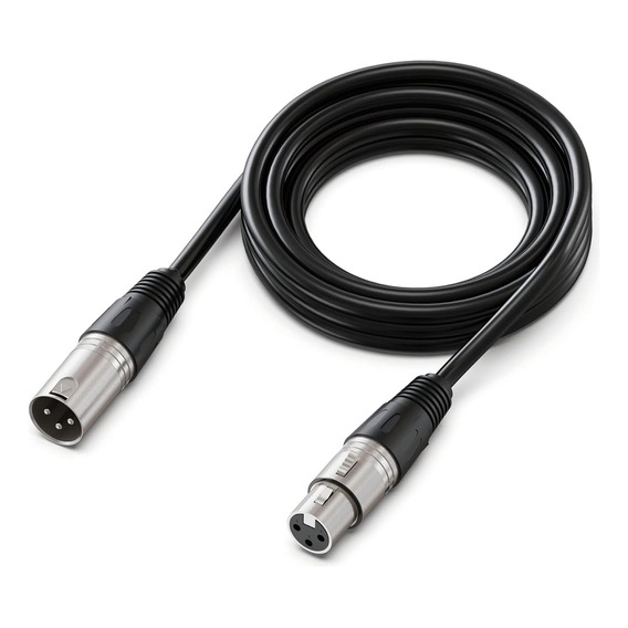 Cable De Audio Fifine Xlr De Macho A Hembra De 3 Metros