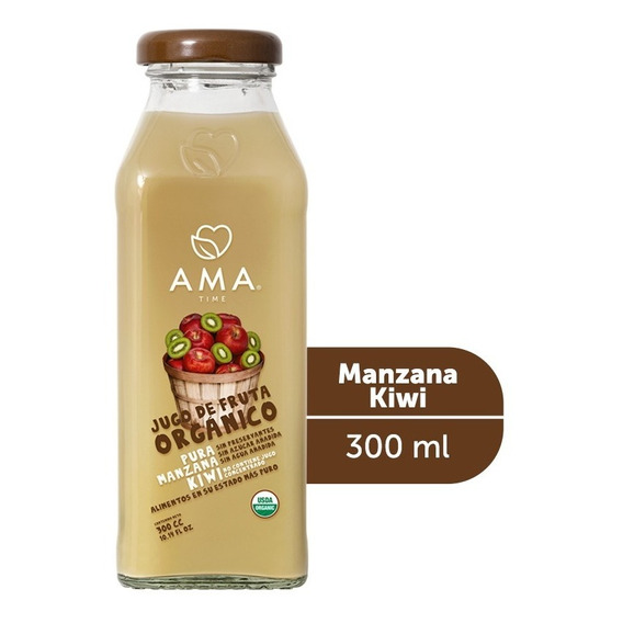 Ama Jugo Manzana Kiwi Orgánico 300cc