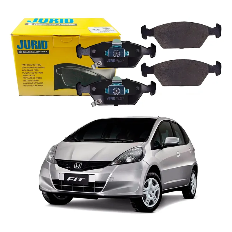 Jogo Pastilha Freio Dianteira Honda Fit 1.4 1.5 2009 A 2014