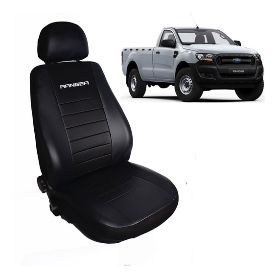 Funda Cubre Asiento Cuero Ford Ranger 16/21 Cabina Simple