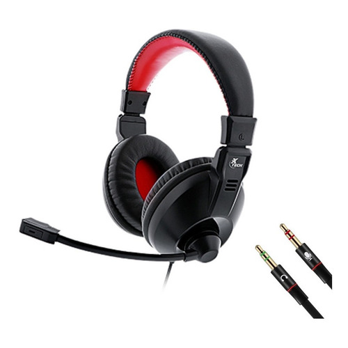 Auriculares Pc Gamer Diadema Xth-500 Con Microfono Color Negro