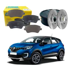  Kit Disco Pastilha Freio Dianteiro Captur 1.6 2021 A 2024