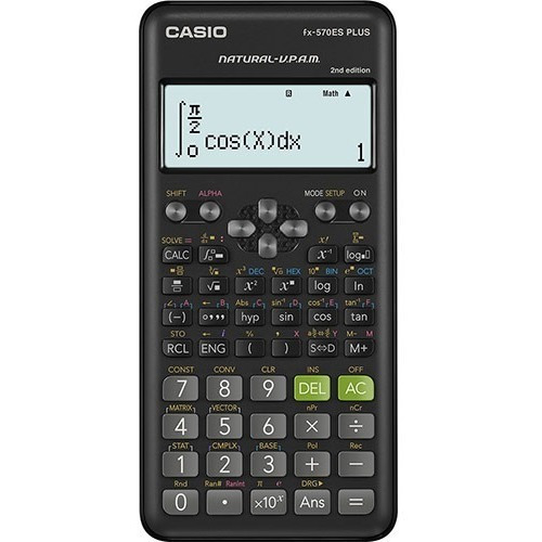 Calculadora Científica Casio Fx-570laplus-2bk Color Gris