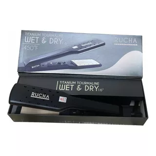 Plancha De Cabello Rucha Titanium Wet & Dry 100% Original