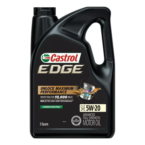Aceite Castrol Edge 5w20 Sintético 4.73 Litros 100% Original