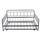 Set De Cama Daybed Y Cama Nido Twin, Estructura De Acero, Ne