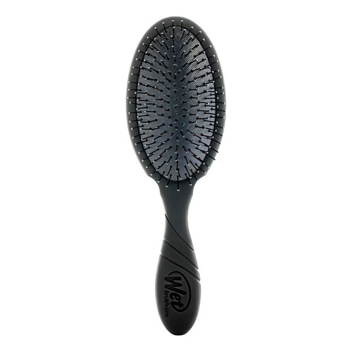 Cepillo de pelo con cable engomado Wet Brush Pro Detangler, color negro - negro