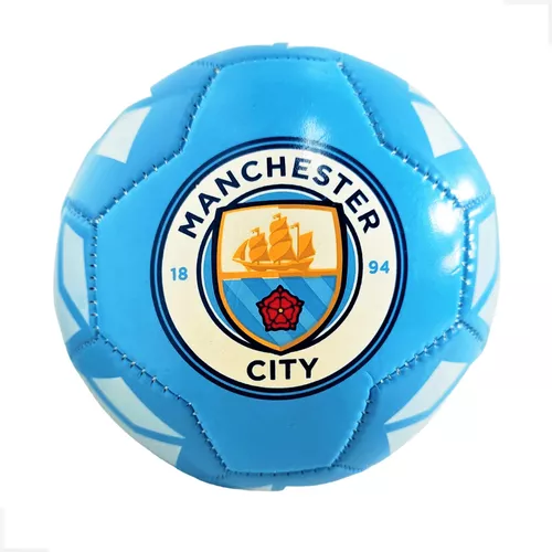 Mini Bola Azul Claro Manchester City Football Club Sportcom Azul