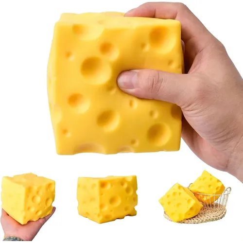 Pelota Antiestrés Cubo De Queso Jumbo No Rebotadora | Cuotas sin interés Pelota Antiestrés Cubo De Queso Jumbo No Rebotadora | Cuotas sin interés