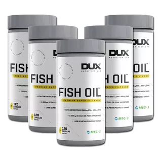 Dux Combo: Potes Omega 3 / 120 Cáp / Filtrado / Concentrado